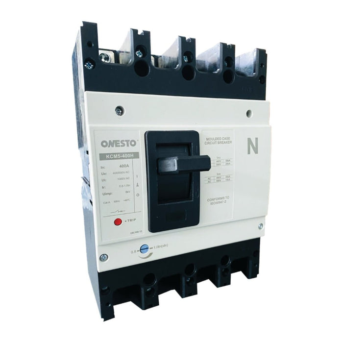 4 Pole Adjustable Thermal Moulded Case Circuit Breaker (640A - 1250A) - Onesto - Standard Lighting (Pty) Ltd