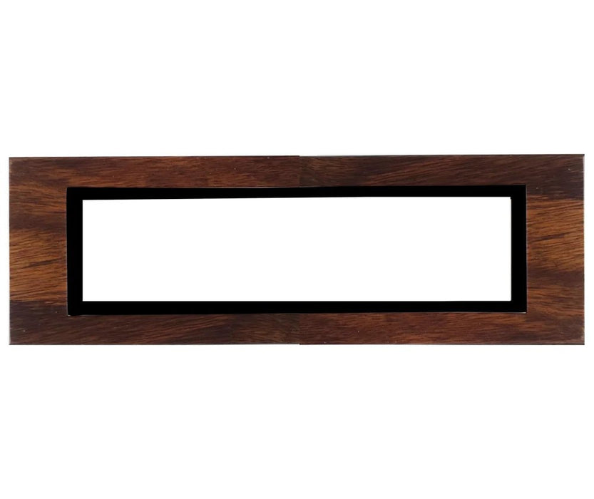 8 LEVER WOOD & BLACK BEZEL CLUSTER + BOX - Standard Lighting (Pty) Ltd