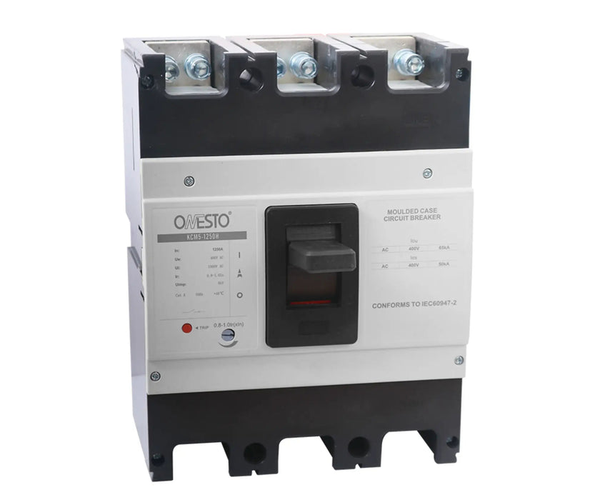 Adjustable Thermal Moulded Case Circuit Breaker (1000A - 1250A) - Onesto - Standard Lighting (Pty) Ltd