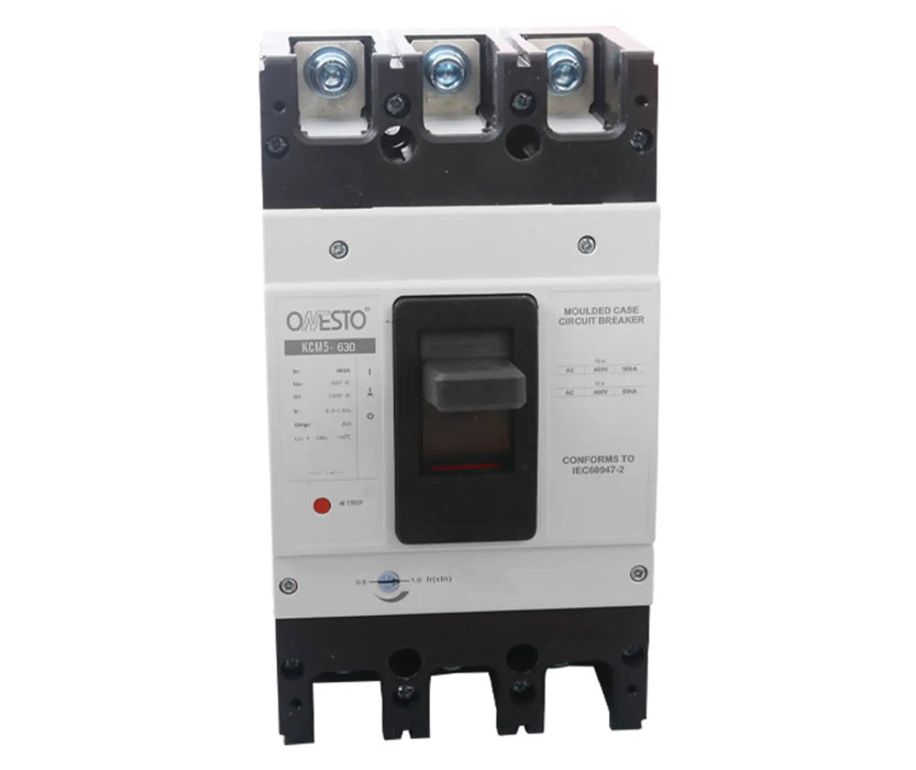 Adjustable Thermal Moulded Case Circuit Breaker (400A - 630A) - Onesto - Standard Lighting (Pty) Ltd