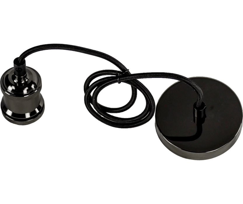 Black Pendant Lamp Holder - O - Lite - Standard Lighting (Pty) Ltd