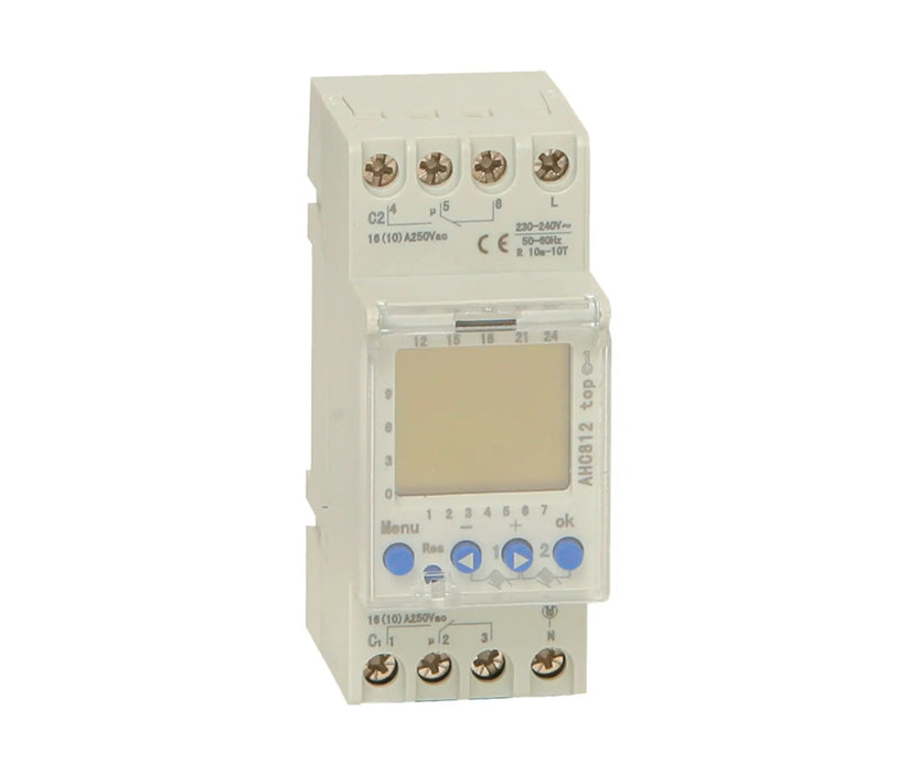 MCE AHC - 812 24 HOUR 2 CHANNEL 7 DAY DIGITAL TIME SWITCH - MCE Electric - Standard Lighting
