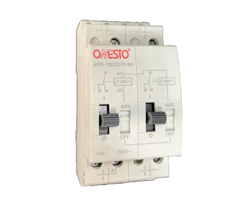 ONESTO 2 MODULE 16A 2 CHANGE OVER CONTACT STEP RELAY - Onesto - Standard Lighting