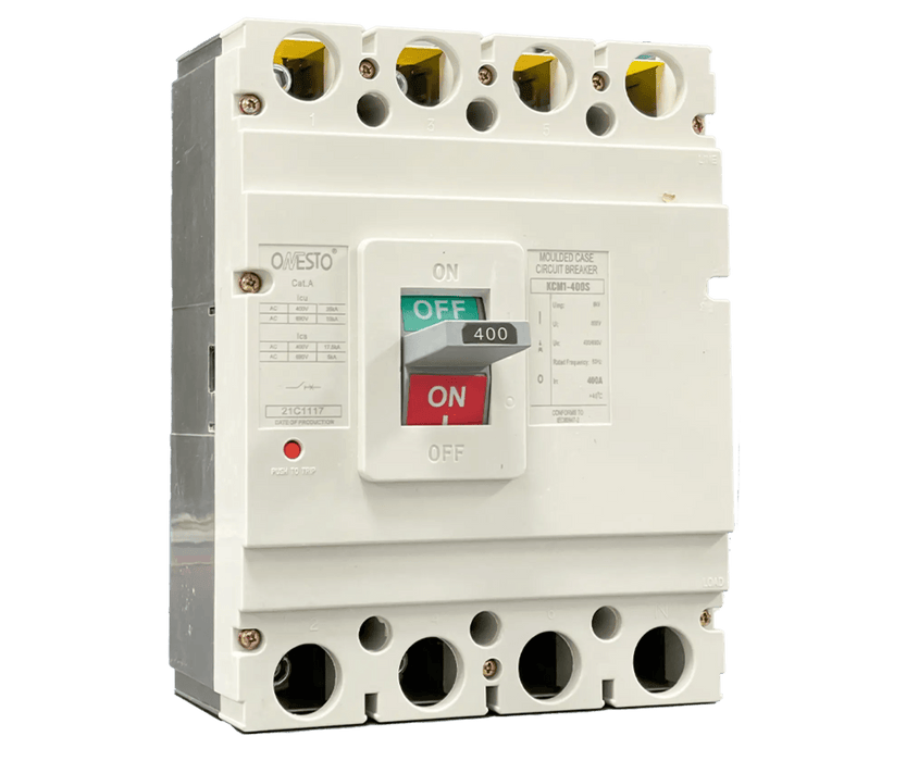 ONESTO KCM1 - 400S - 400 - 4 4 POLE 400A MCCB - Onesto - Standard Lighting (Pty) Ltd