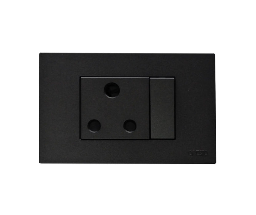 ONESTO MATRIX BK - MXP - 2001H 2X4 SINGLE SOCKET BLACK - Onesto - Standard Lighting