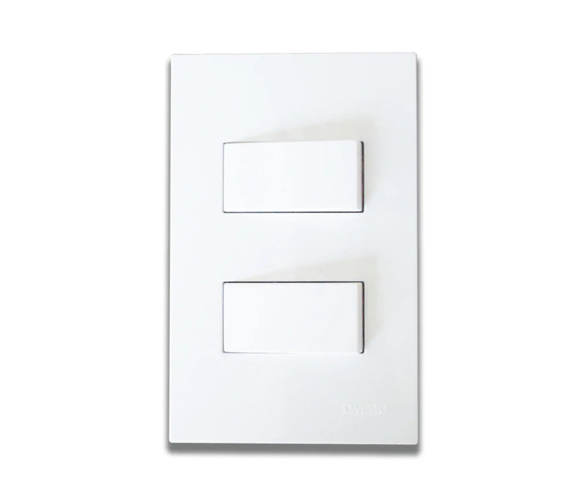 ONESTO MATRIX MXS - 2021 2X4 2 LEVER 1 WAY SWITCH - Onesto - Standard Lighting
