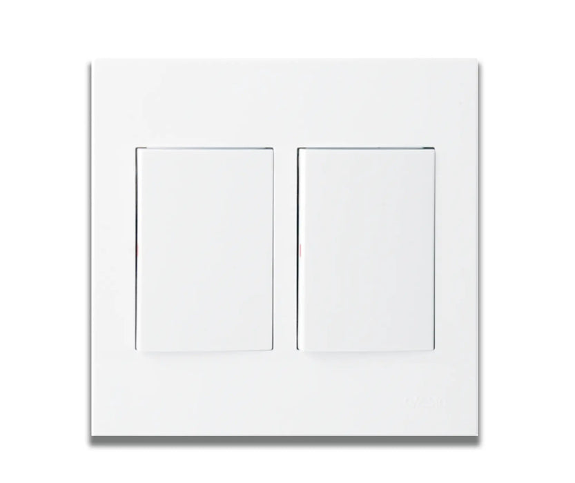 ONESTO MATRIX MXS - 4021W 4X4 2 LEVER 1 WAY SWITCH - Onesto - Standard Lighting