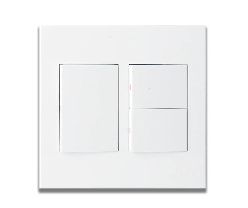 ONESTO MATRIX MXS - 4031W 4X4 3 LEVER 1 WAY SWITCH - Onesto - Standard Lighting