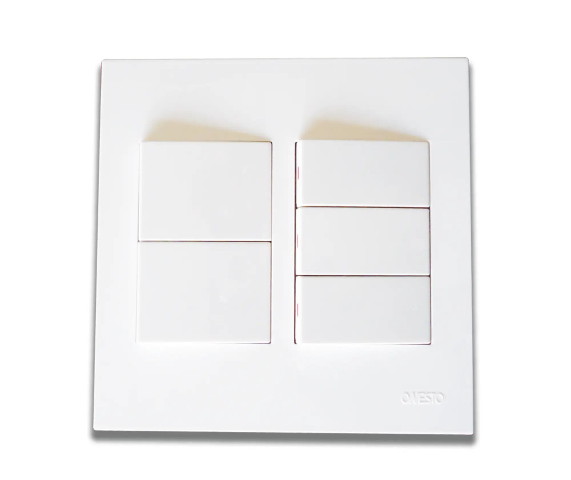ONESTO MATRIX MXS - 4051 4X4 5 LEVER 1 WAY SWITCH - Onesto - Standard Lighting