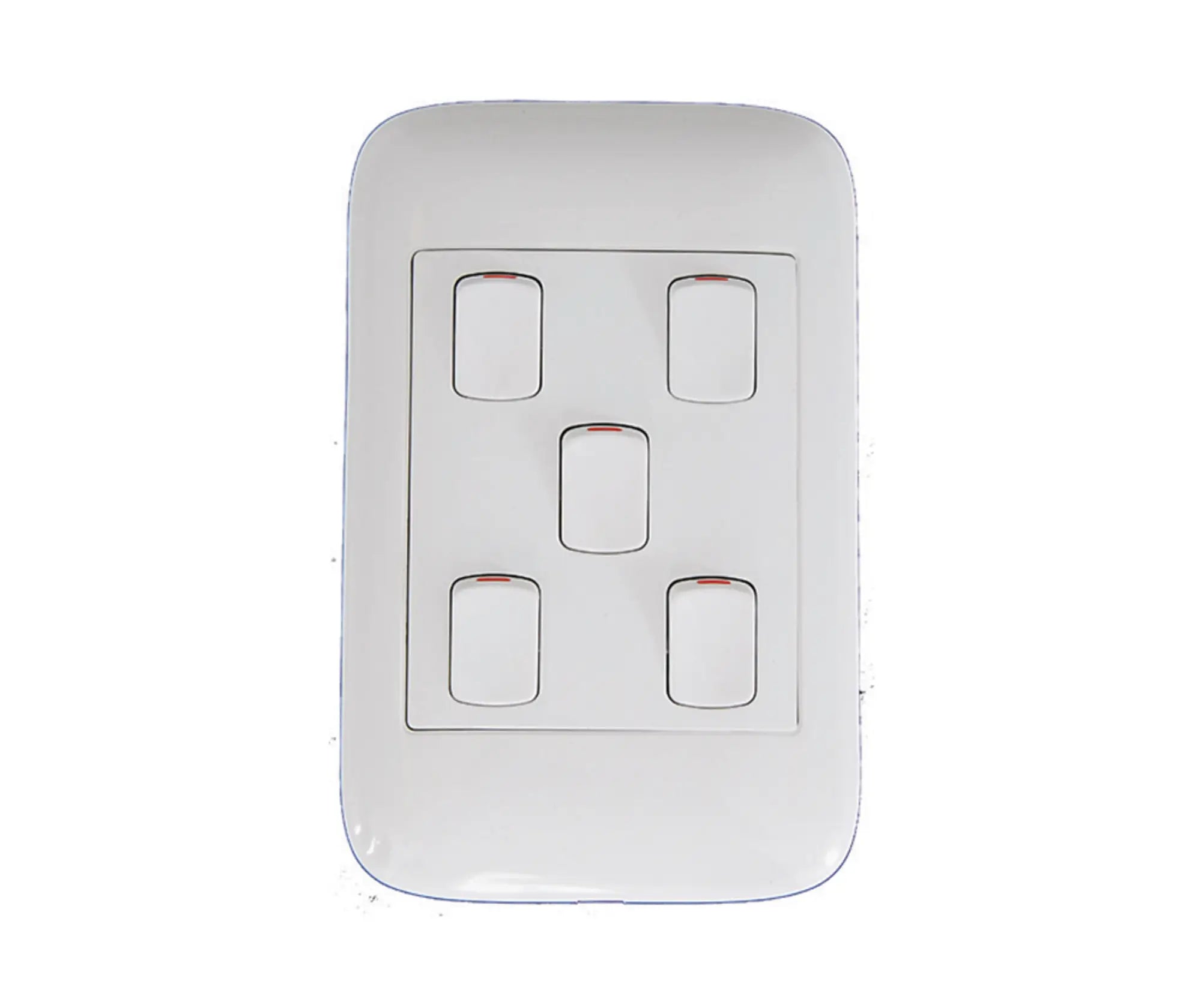 ONESTO ORACLE ON2052 2X4 5 LEVER 2 WAY SWITCH WHITE - Onesto - Standard Lighting (Pty) Ltd