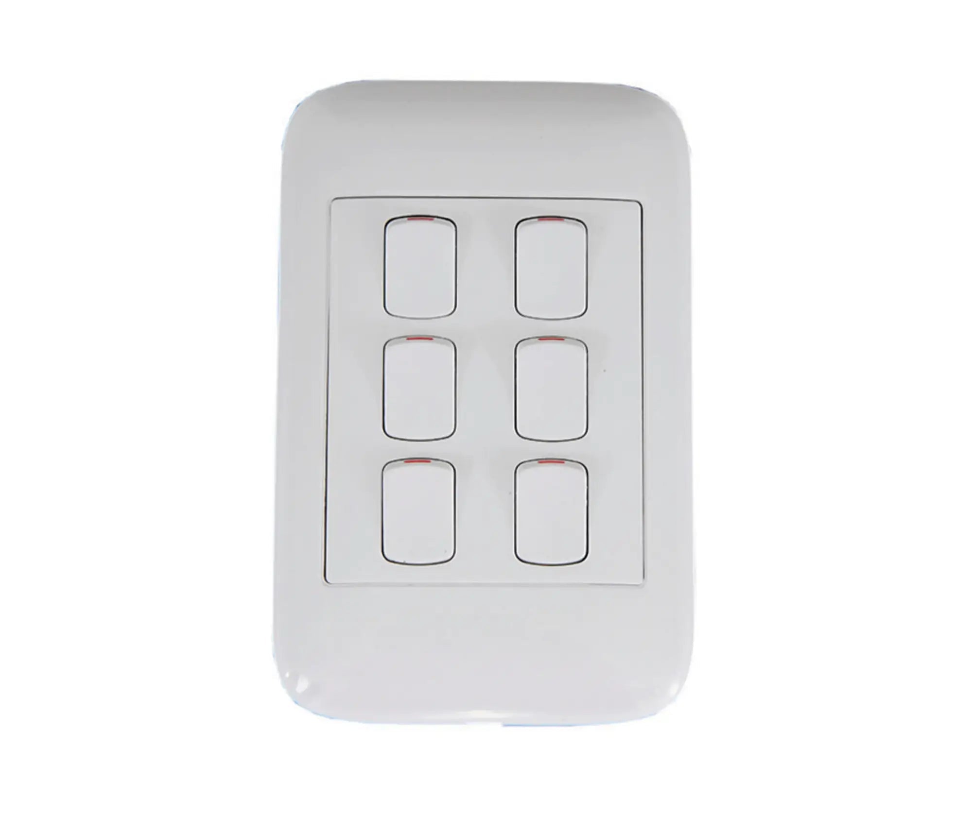 ONESTO ORACLE ON2062 2X4 6 LEVER 2 WAY SWITCH WHITE - Onesto - Standard Lighting (Pty) Ltd
