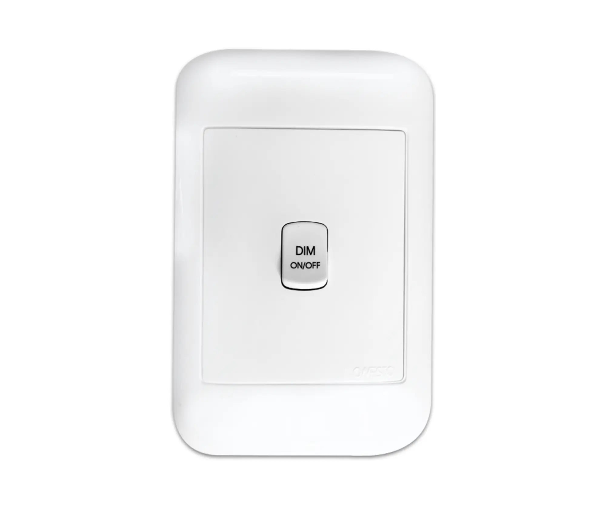 ONESTO ORACLE ONT2006 2X4 1 LEVER DIMMER PUSH TYPE - Onesto - Standard Lighting (Pty) Ltd