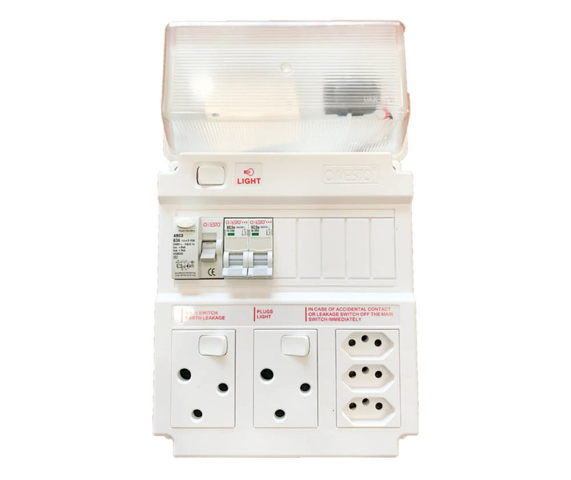 ONESTO ORB - 9WB - 3ZA READY BOARD WITH BULKHEAD - Onesto - Standard Lighting (Pty) Ltd