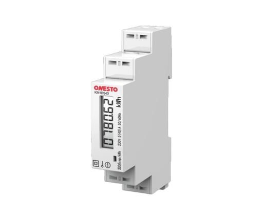 1 Module Single Phase Din Mount Direct Reading Energy Meter - Onesto - Standard Lighting (Pty) Ltd