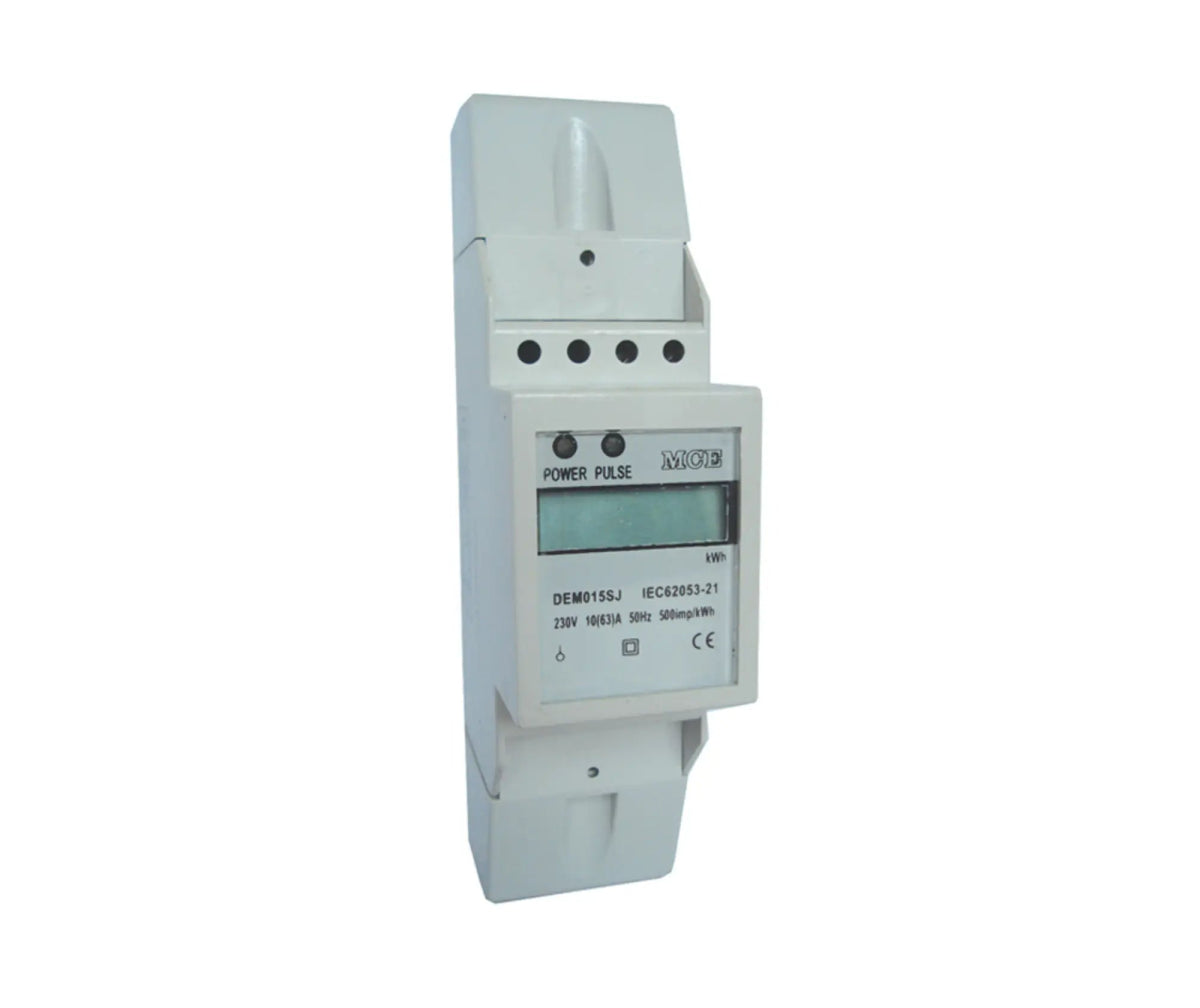 1 Phase Slimline Digital kWH Meter - MCE ELECTRIC - Standard Lighting