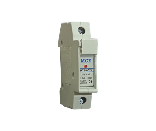 1 POLE DIN RAIL FUSE HOLDER WITH LED INDICATOR - MCE Electric - Standard Lighting (Pty) Ltd