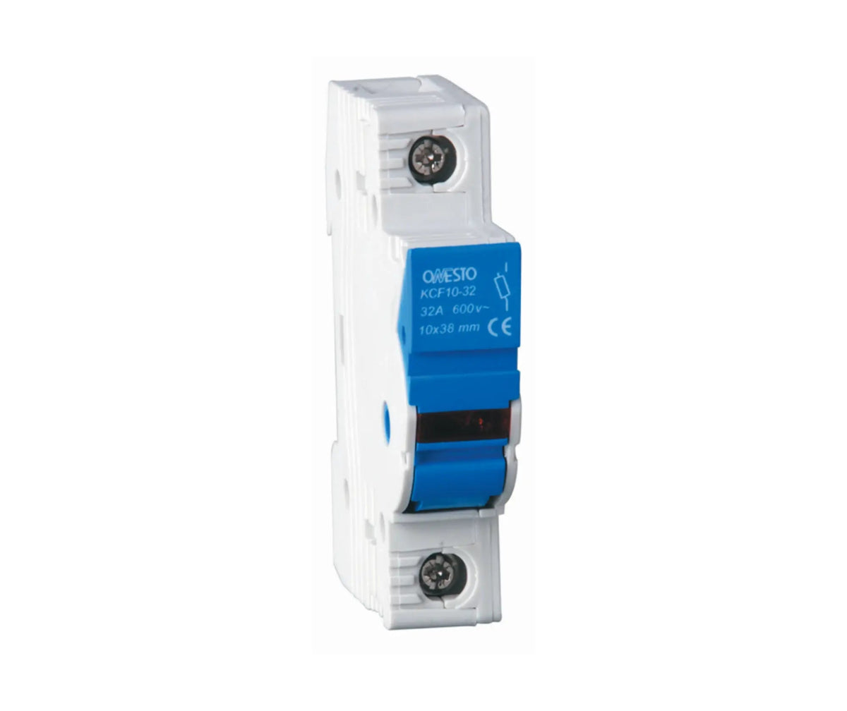 10 x 38mm Din Rail Fuse Holder - ONESTO - Standard Lighting