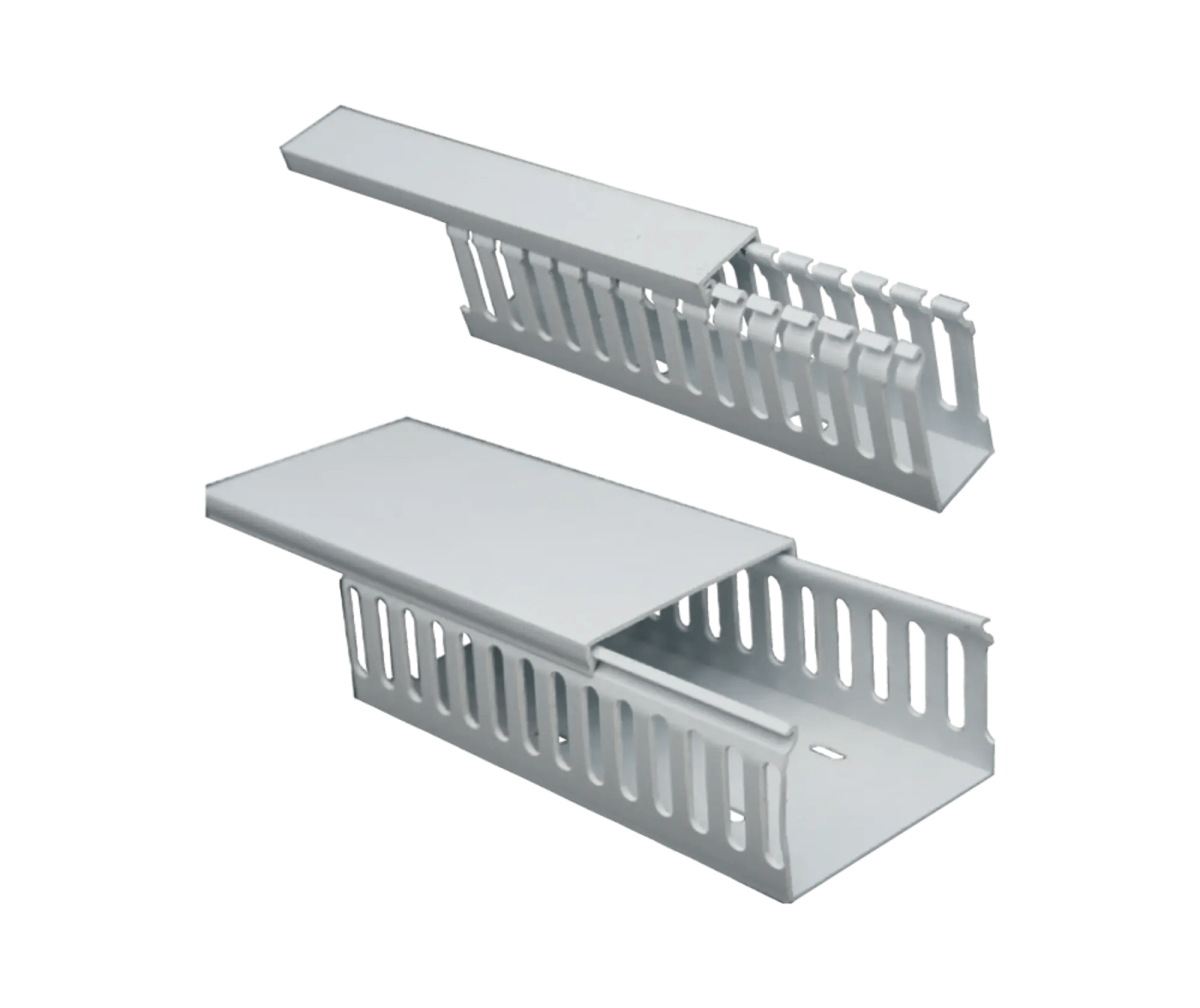 100X100MM NARROW SLOTTED TRUNKING - 2M LENGTH - MCE Electric - Standard Lighting