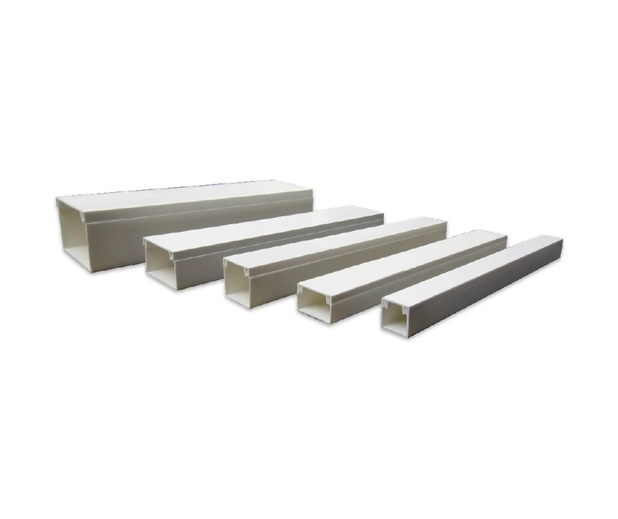 100X40X2900MM SOLID WALL PVC TRUNKING - MCE Electric - Standard Lighting