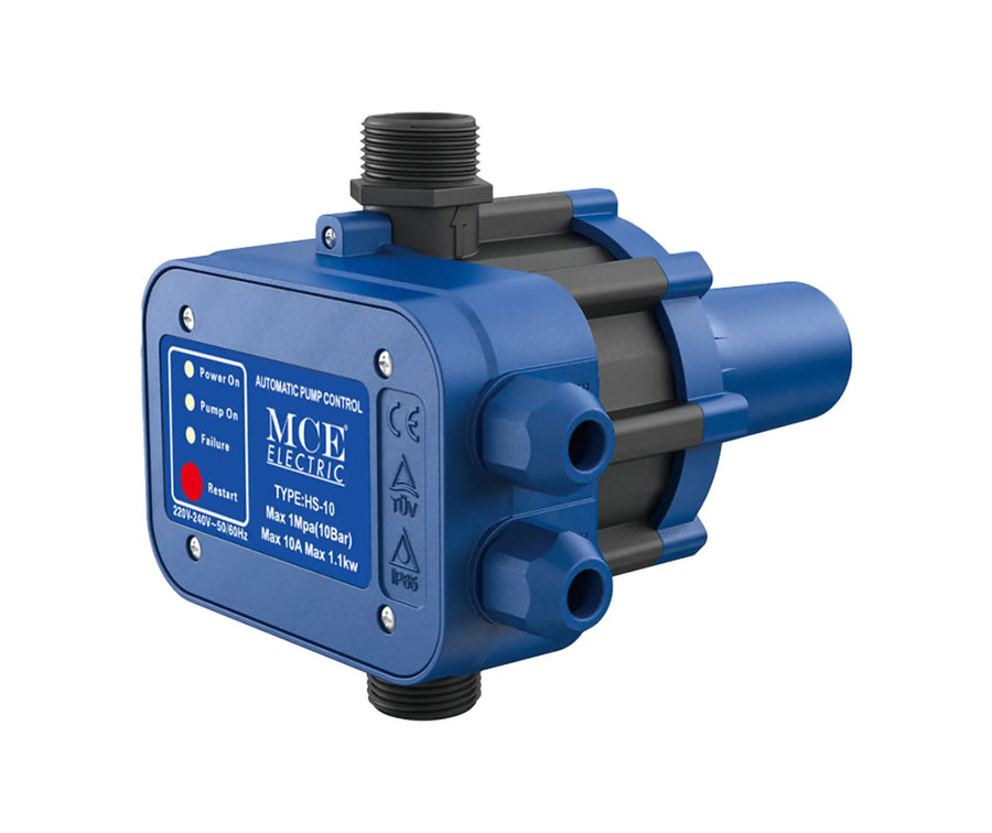 10A 220V AUTO PUMP CONTROLLER 1.5 BAR - MCE Electric - Standard Lighting (Pty) Ltd