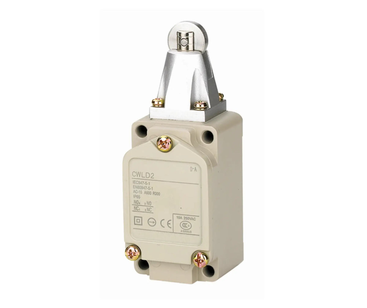 10A 40mm 90° In - Line Roller Plunger Limit Switch - MCE ELECTRIC - Standard Lighting
