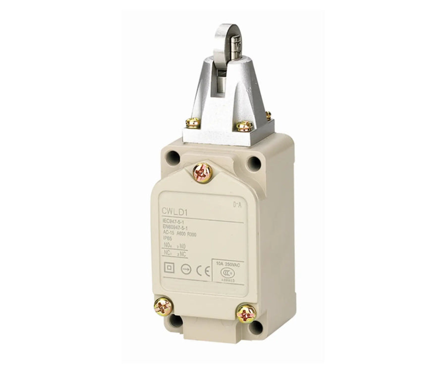 10A 40mm In - Line Roller Plunger Limit Switch - MCE ELECTRIC - Standard Lighting