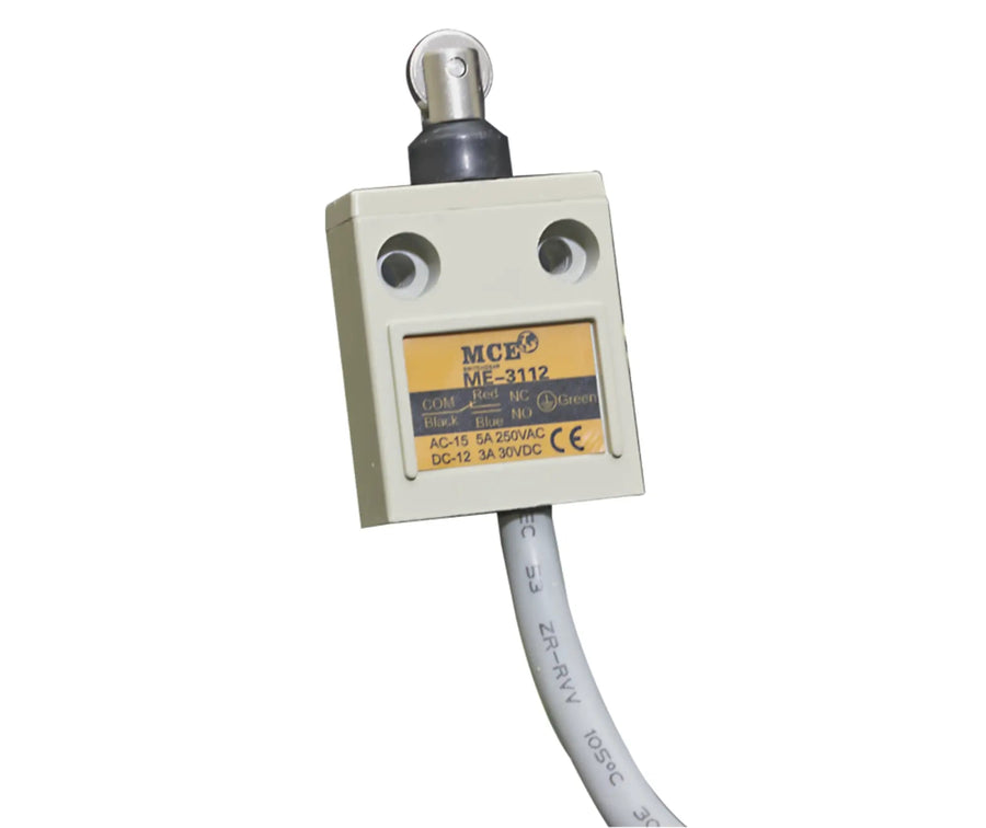 10A Pre - Wired In - Line Roller With Rubber Boot Limit Switch - MCE ELECTRIC - Standard Lighting