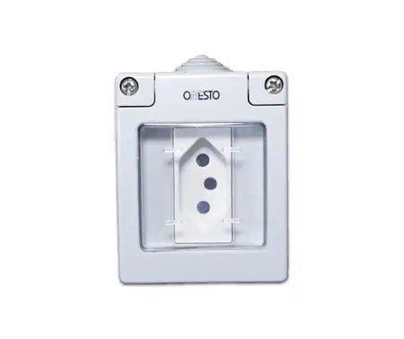 16A SLIMLINE SOCKET SURFACE MOUNT IP55 - Standard Lighting (Pty) Ltd