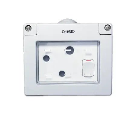 16A SWITCHED SOCKET SURFACE MOUNT IP55 - Standard Lighting (Pty) Ltd