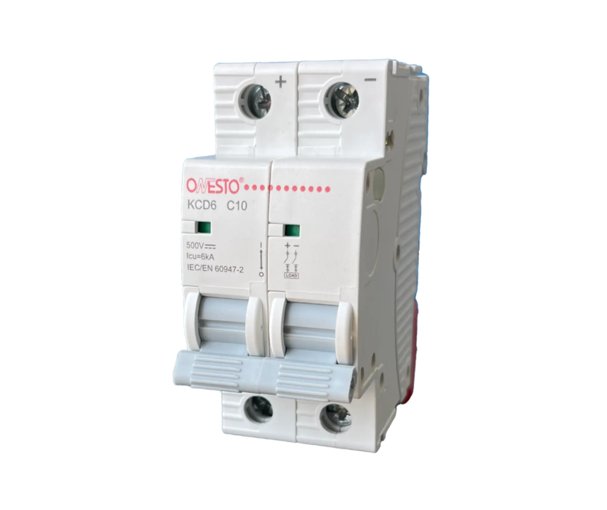 2 Pole 6kA DC Circuit Breaker - ONESTO - Standard Lighting