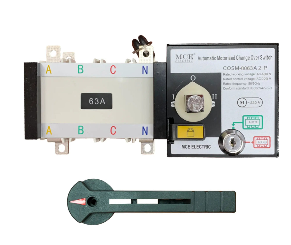 2 Pole Automatic Motorized Change Over Switch - MCE ELECTRIC - Standard Lighting