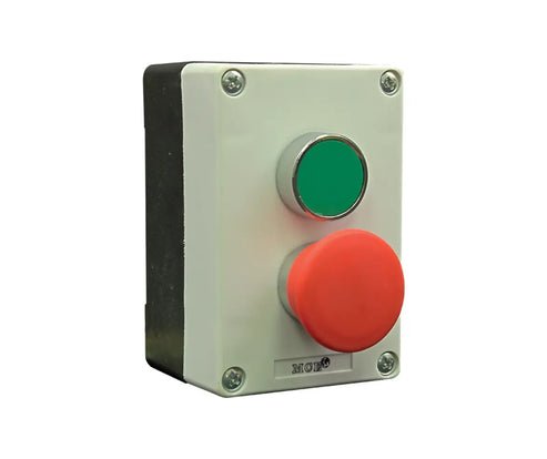 2 WAY PVC START & E/STOP NON LATCH CONTROL STATION - Standard Lighting (Pty) Ltd