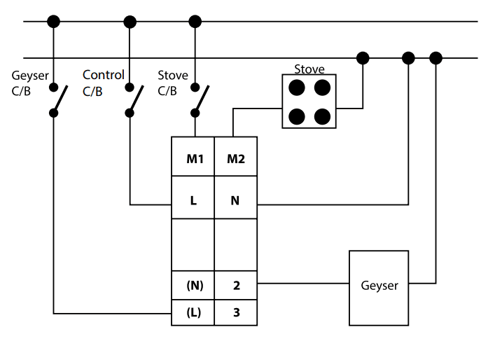 230V Electronic Load Shed Relay - ONESTO - Standard Lighting