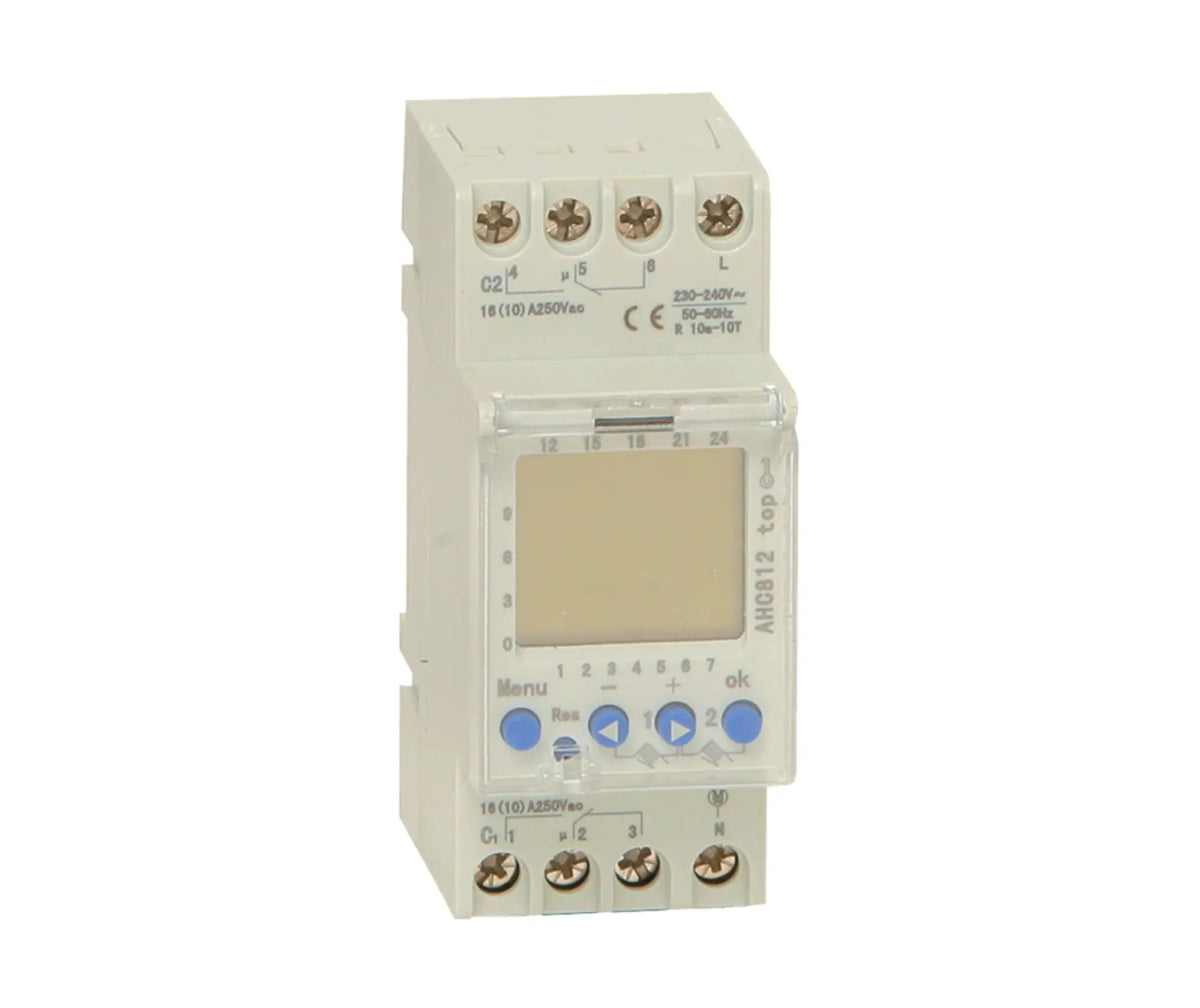 24 Hour 7 Day Digital Timer - 2 Channel - MCE ELECTRIC - Standard Lighting