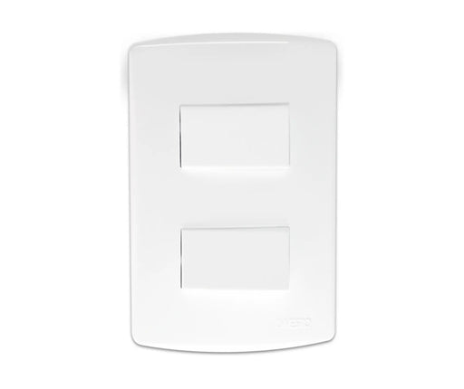 2X4 2 Lever Switches White - Onesto - Standard Lighting (Pty) Ltd