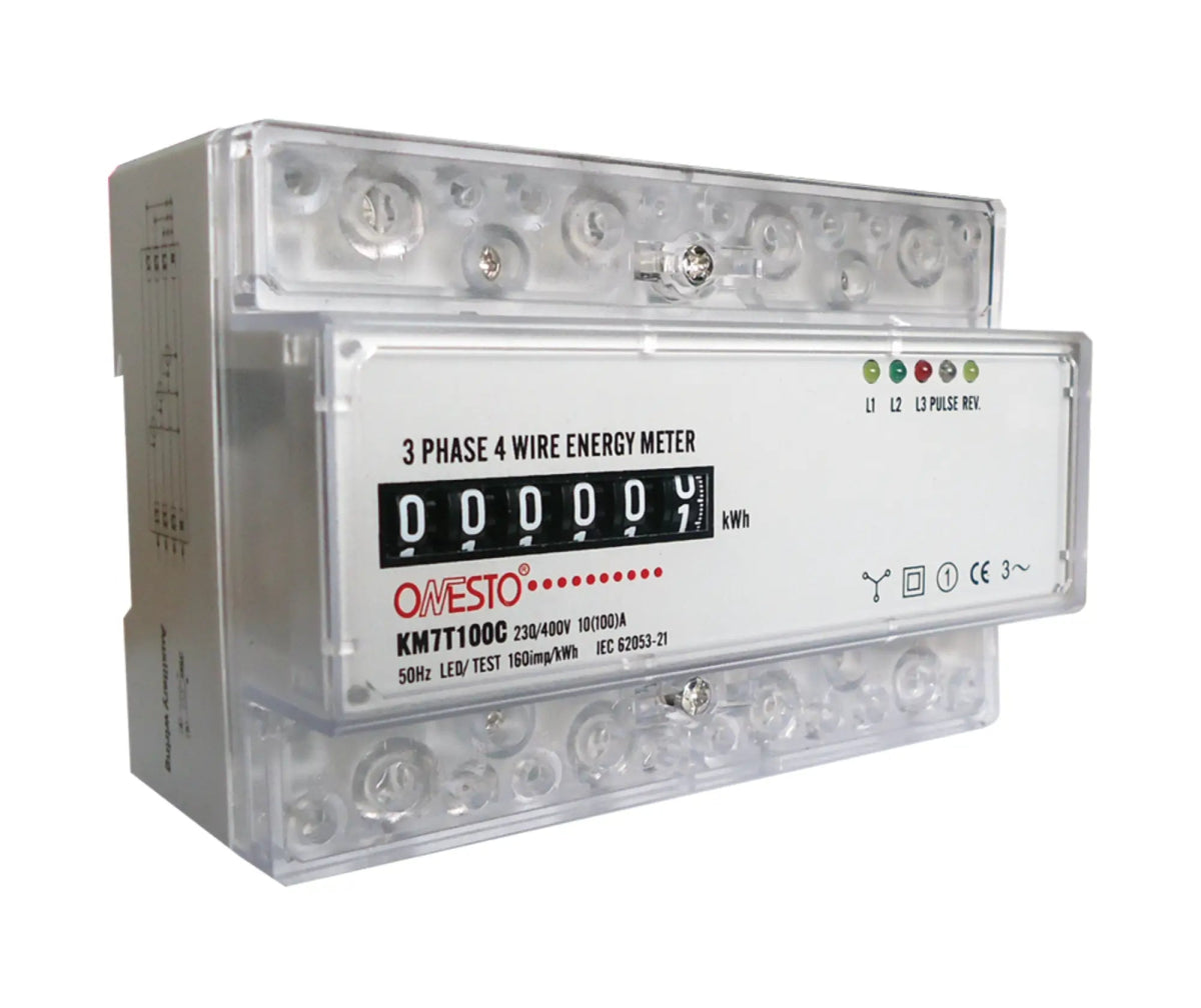 3 Phase kWH Meter - Counter Type - ONESTO - Standard Lighting