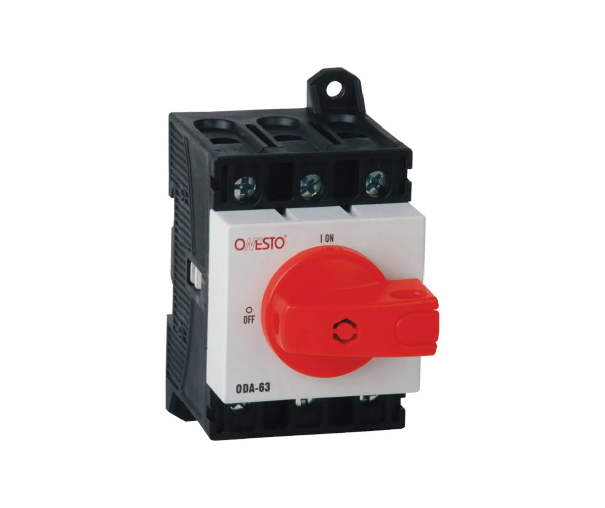 3 Pole Din Rail Mount Isolator - ONESTO - Standard Lighting