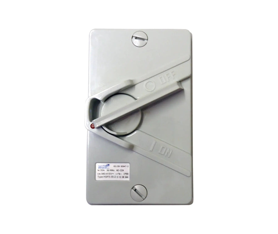 3 Pole IP66 Mini Lockable Surface Mount Isolator - MCE ELECTRIC - Standard Lighting