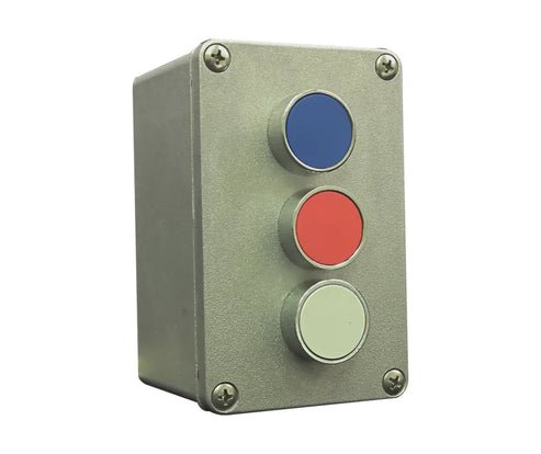 3 WAY ALUMINIUM UP/STOP & DOWN CONTROL STATION - Standard Lighting (Pty) Ltd