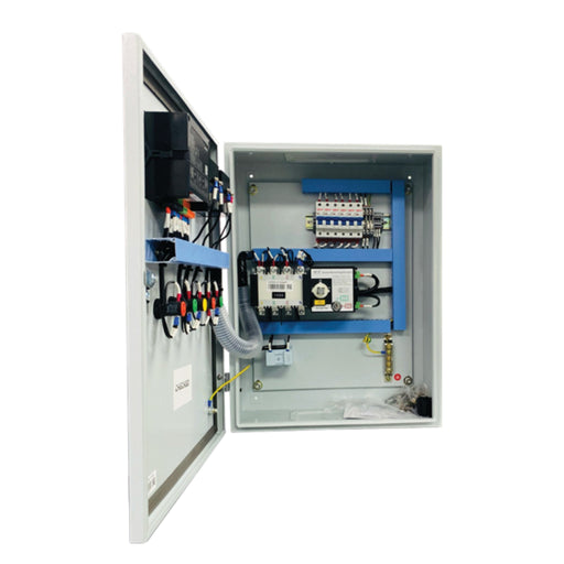 4 Pole Enclosed Auto Change - Over Switch With Controller - MCE Electric - Standard Lighting (Pty) Ltd