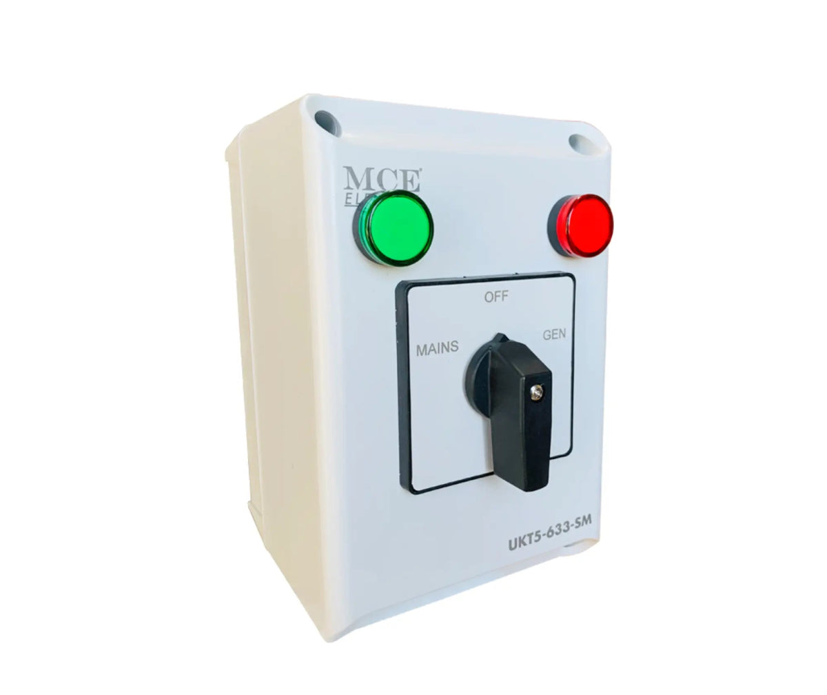 4 Pole Surface Mount Change Over Switch - IP65 - MCE ELECTRIC - Standard Lighting