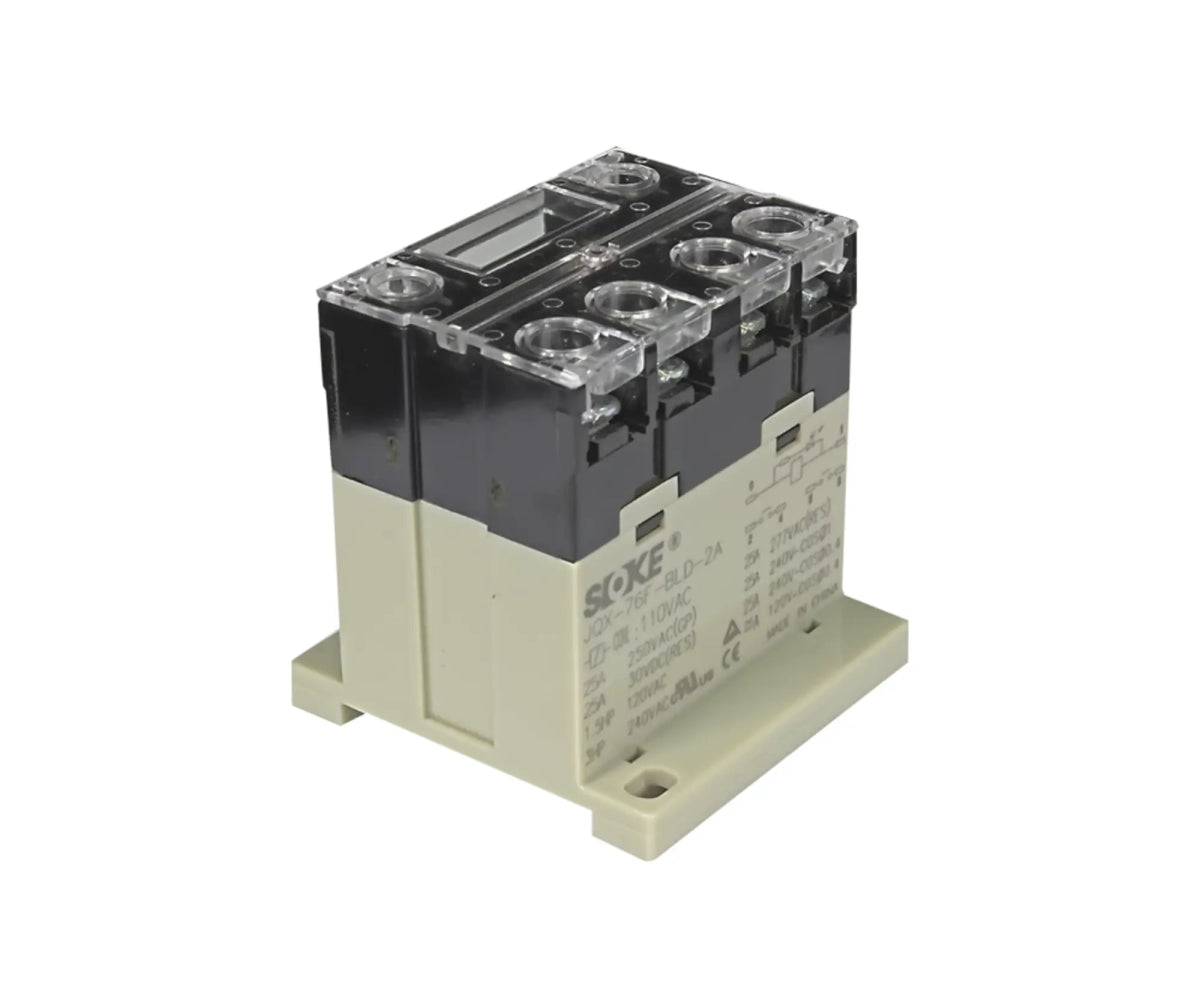 6 Pin 25A Din Mount Relay - MCE ELECTRIC - Standard Lighting