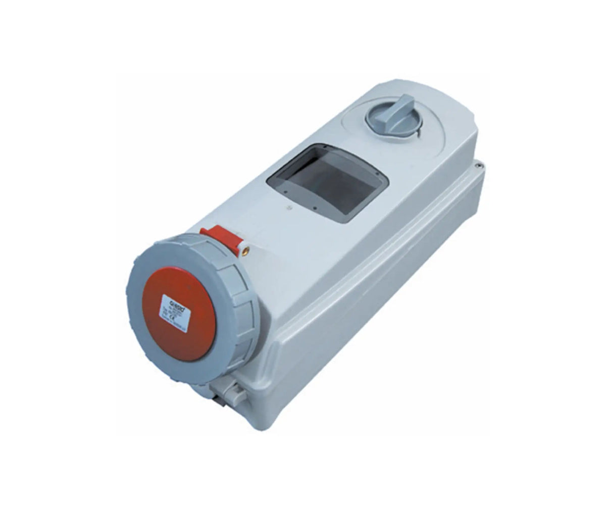 63A IP67 Switched Socket With Interlock Surface Mount - ONESTO - Standard Lighting