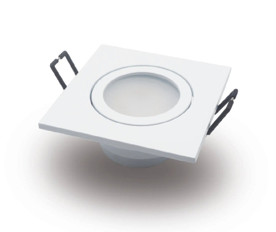 6W Square LED Adjustable Downlight White - O-LITE - Standard Lighting