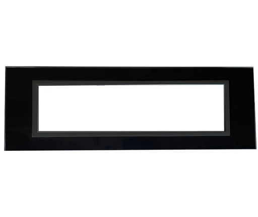 8 LEVER BLACK GLASS & BLACK BEZEL CLUSTER + BOX - Standard Lighting (Pty) Ltd