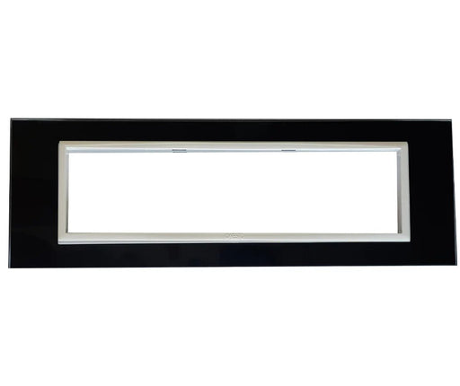 8 LEVER BLACK GLASS & WHITE BEZEL CLUSTER + BOX - Standard Lighting (Pty) Ltd