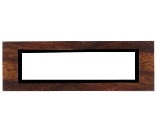 8 LEVER WOOD & BLACK BEZEL CLUSTER + BOX - Standard Lighting (Pty) Ltd