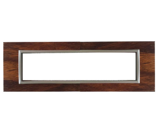 8 LEVER WOOD & TITANIUM BEZEL CLUSTER + BOX - Standard Lighting (Pty) Ltd
