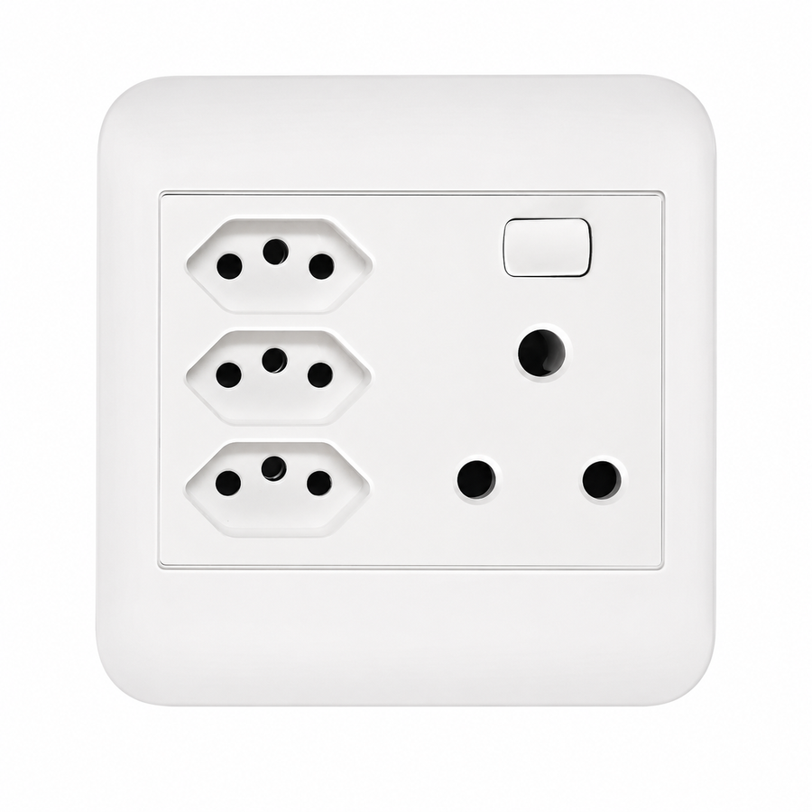 Oracle 4x4 Single Socket With 3 ZA Sockets