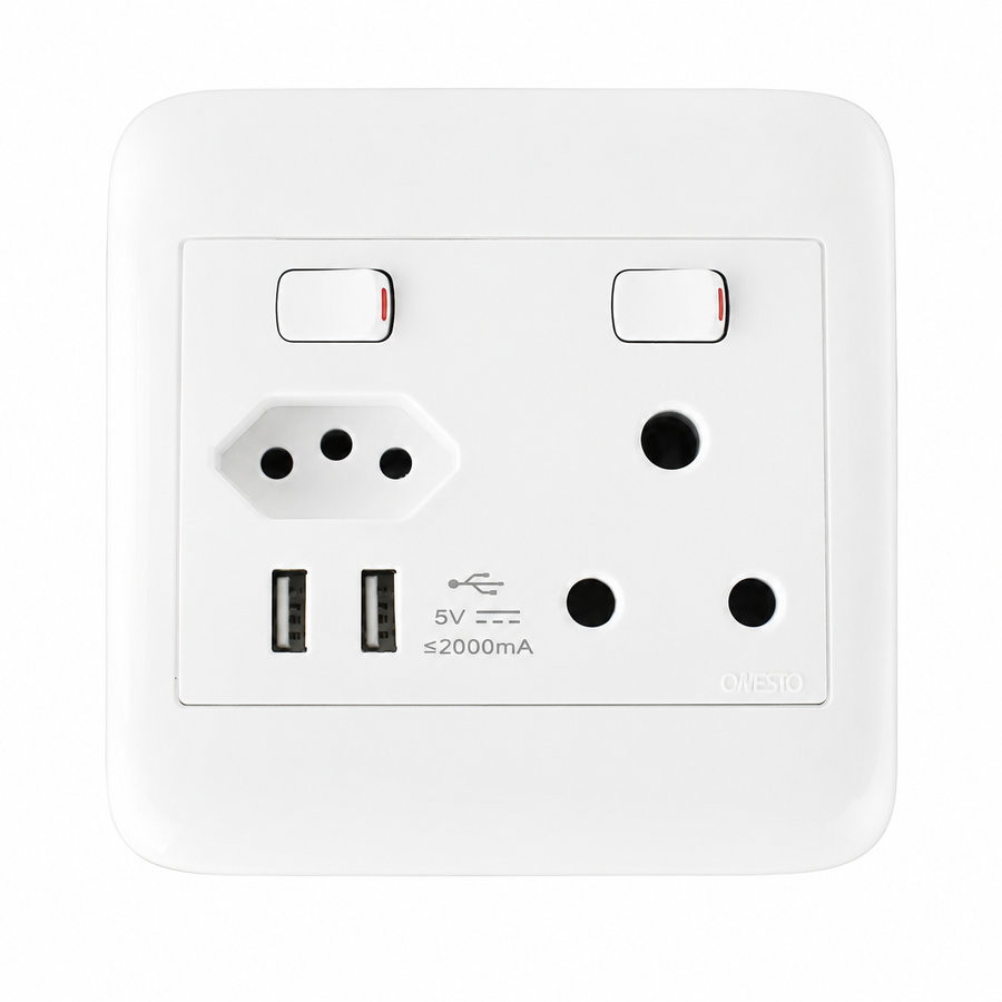 Oracle 4x4 Single Socket & New ZA With 2 USB Charging Ports